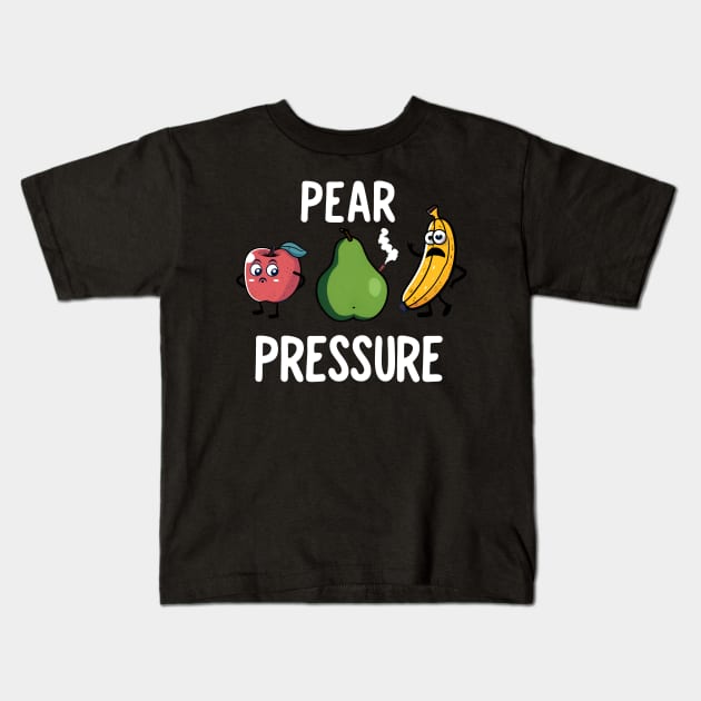 Pear Pressure - It's Apples and Oranges Kids T-Shirt by Shirt for Brains